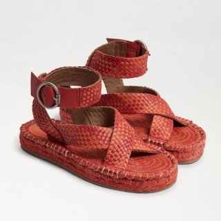 Sam Edelman | Men's Dakota Platform Sandal-Bright Poppy