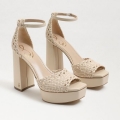 Sam Edelman | Men's Nattie Platform Heel Sandal-Summer Sand Leather