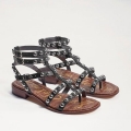 Sam Edelman | Men's Eavan Studded Gladiator Sandal-Black Leather