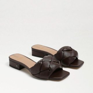 Sam Edelman | Men's Dawson Slide Sandal-Dark Chocolate Leather