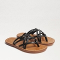 Sam Edelman | Men's Marinea Strappy Slide Sandal-Black Leather