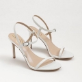 Sam Edelman | Men's Doran Strappy Heeled Sandal-Bright White Croc