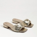 Sam Edelman | Men's Dawson Slide Sandal-Gold Leaf Leather