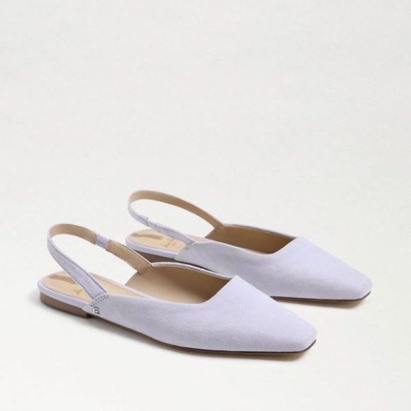 Sam Edelman | Men's Connell Slingback Flat-Misty Lilac Suede