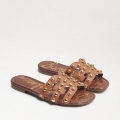 Sam Edelman | Men's Bay 14 Studded Slide Sandal-Saddle Leather