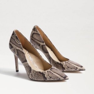 Sam Edelman | Men's Hazel Pointed Toe Heel-Stone Snake