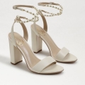 Sam Edelman | Men's Yanelli Block Heel Sandal-Modern Ivory Leather