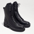 Sam Edelman | Men's Lenley Combat Boot-Black Leather