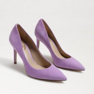 Sam Edelman | Men's Hazel Pointed Toe Heel-Bold Amethyst Suede