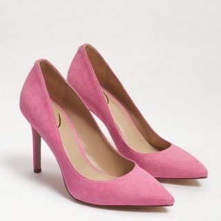 Sam Edelman | Men's Hazel Pointed Toe Heel-Confetti Pink Suede