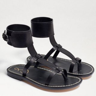 Sam Edelman | Men's Mollie Gladiator Sandal-Black Leather