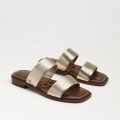 Sam Edelman | Men's Haydee Stitch Slide Sandal-Gold Leaf Leather