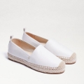 Sam Edelman | Men's Kenley Slip On Espadrille-Bright White Leather