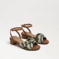 Sam Edelman | Kids Ingrid Kids Block Heel Sandal-Fern/Natural Zebra Linen