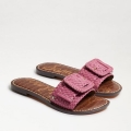 Sam Edelman | Men's Gabriela Woven Slide Sandal-Carmine Rose Leather