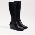Sam Edelman | Men's Tamea Western Boot-Black Washed Leather