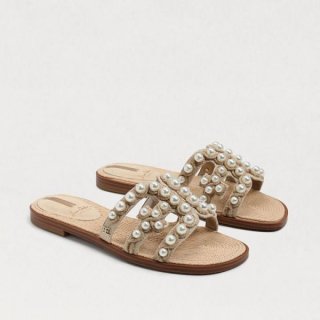 Sam Edelman | Men's Bay Pearl Slide Sandal-Summer Sand Linen