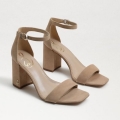 Sam Edelman | Men's Daniella Block Heel Sandal-Oatmeal Suede