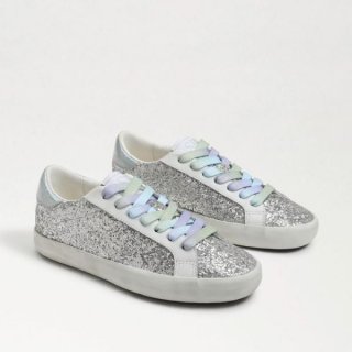 Sam Edelman | Kids Aubrie Kids Sneaker-Soft Silver Glitter