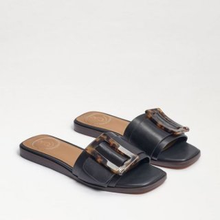 Sam Edelman | Men's Inez Slide Sandal-Black Leather