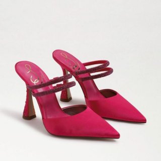 Sam Edelman | Men's Agustina Mule Pump-Bold Fuchsia Satin