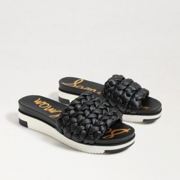 Sam Edelman | Men's Ainslie Braided Slide Sandal-Black