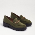 Sam Edelman | Men's Taelor Lug Sole Loafer-Tuscan Olive Suede