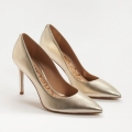 Sam Edelman | Men's Hazel Pointed Toe Heel-Light Gold Leather