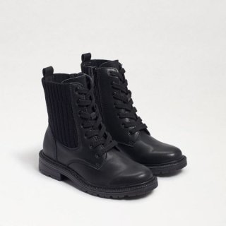 Sam Edelman | Kids Lydell Kids Combat Boot-Black Leather