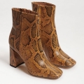 Sam Edelman | Men's Codie Ankle Bootie-Cuoio Brown Snake