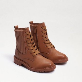 Sam Edelman | Kids Lydell Kids Combat Boot-Lt Cuoio Brown Leather