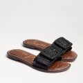 Sam Edelman | Men's Gabriela Woven Slide Sandal-Black Leather