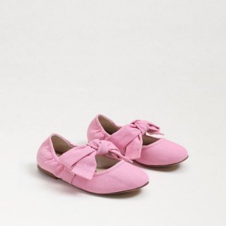 Sam Edelman | Kids Felicity Kids Ballet Flat-Bubble Gum Linen