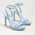 Sam Edelman | Men's Jade Ankle Strap Heel-Riviera Blue Suede