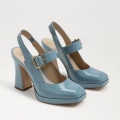 Sam Edelman | Men's Jildie Mary Jane Sling Back Heel-Smokey Blue Patent