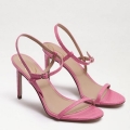 Sam Edelman | Men's Doran Strappy Heeled Sandal-Pink Confetti Croco