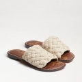 Sam Edelman | Men's Griffin Woven Slide Sandal-Modern Ivory Leather