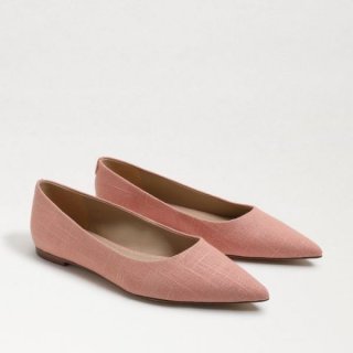 Sam Edelman | Men's Wanda Pointed Toe Flat-Canyon Clay Linen