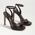 Sam Edelman | Men's Jade Ankle Strap Heel-Dark Chocolate Leather