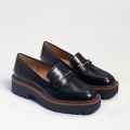 Sam Edelman | Men's Laurs Lug Sole Loafer-Black Box Leather