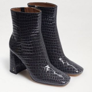 Sam Edelman | Men's Codie Ankle Bootie-Graphite Blue Croc