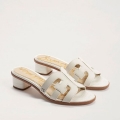 Sam Edelman | Men's Illie Block Heel Slide Sandal-Bright White