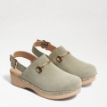 Sam Edelman | Men's Hilda Bit Sling Back Clog-Mineral Green Suede