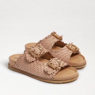 Sam Edelman | Men's Oaklyn Embezzled Slide Sandal-Natural/Beige