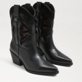 Sam Edelman | Men's Wynne Western Boot-Black Leather