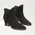 Sam Edelman | Men's Willie Western Bootie-Black Suede