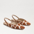 Sam Edelman | Men's Connell Slingback Flat-Ivory/Tan Giraffe Brahma