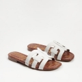 Sam Edelman | Men's Bay Slide Sandal-Bright White Leather