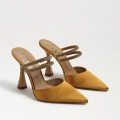 Sam Edelman | Men's Agustina Mule Pump-Golden Yellow Satin