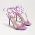 Sam Edelman | Men's Safiya Lace Up Stiletto Heel-Violet/Lilac Leather